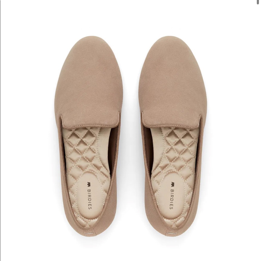 Birdies The Starling Latte Suede Flats 8